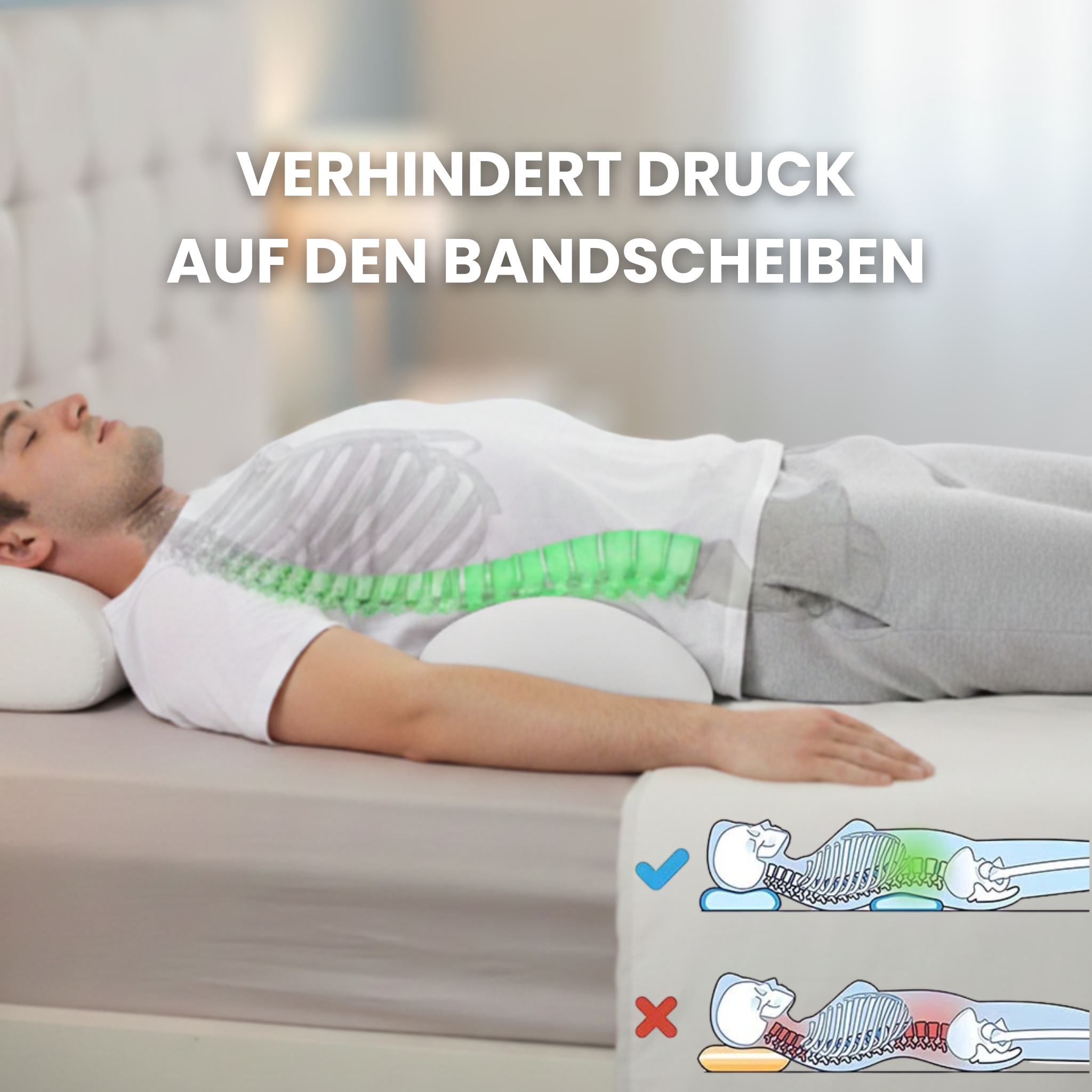 NovaSpine Pro™ Rückenschmerz-Kissen